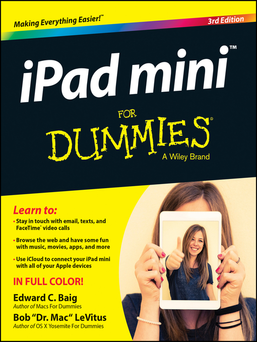 Title details for iPad mini For Dummies by Edward C. Baig - Wait list